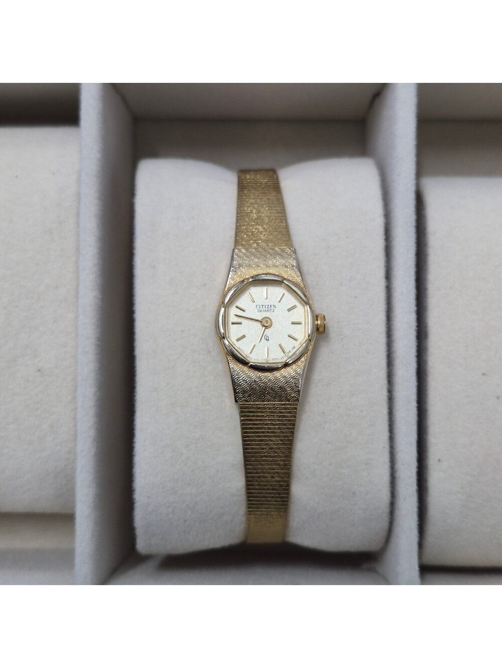 Vintage Citizen CQ Quartz Gold Tone Ladies Watch